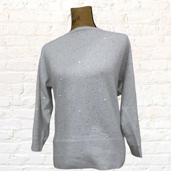 White House Black Market Sequined Sweater - Picture 1 of 5